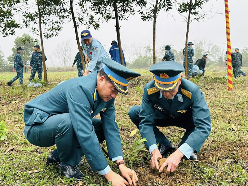 Sư đo&agrave;n 371 ph&aacute;t động &ldquo;Tết trồng c&acirc;y đời đời nhớ ơn B&aacute;c Hồ&rdquo; Xu&acirc;n B&iacute;nh Ngọ - 2026