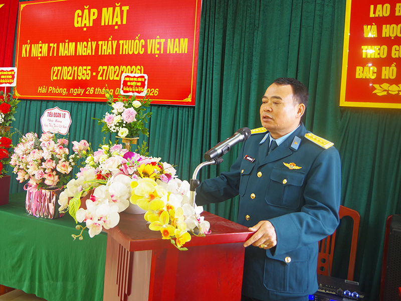 Sư đo&agrave;n 363 tổ chức Gặp mặt kỷ niệm 71 năm Ng&agrave;y Thầy thuốc Việt Nam