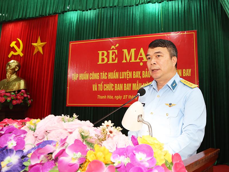 Qu&acirc;n chủng Ph&ograve;ng kh&ocirc;ng - Kh&ocirc;ng qu&acirc;n bế mạc tập huấn c&ocirc;ng t&aacute;c huấn luyện bay, bảo đảm an to&agrave;n bay v&agrave; tổ chức ban bay mẫu năm 2026