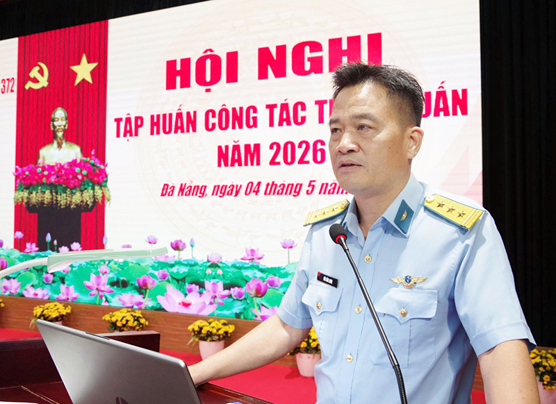 Sư đo&agrave;n 372 tổ chức Hội nghị tập huấn c&ocirc;ng t&aacute;c tuy&ecirc;n huấn năm 2026