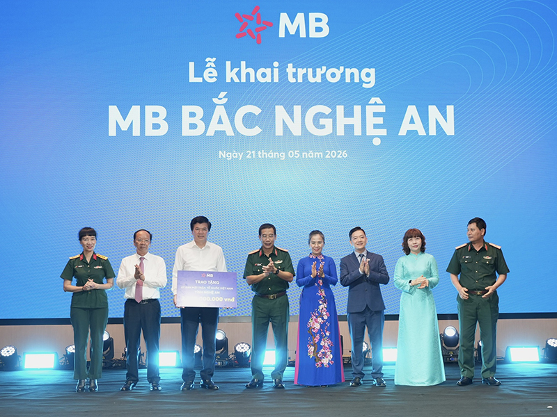 MB khai trương chi nh&aacute;nh Bắc Nghệ An, tăng tốc hiện diện tại khu vực Bắc Trung Bộ