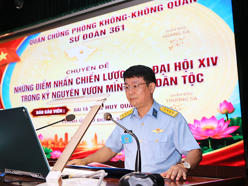 Quân chủng Phòng không - Không quân tổ chức Bế mạc Hội thi Báo cáo viên giỏi năm 2026