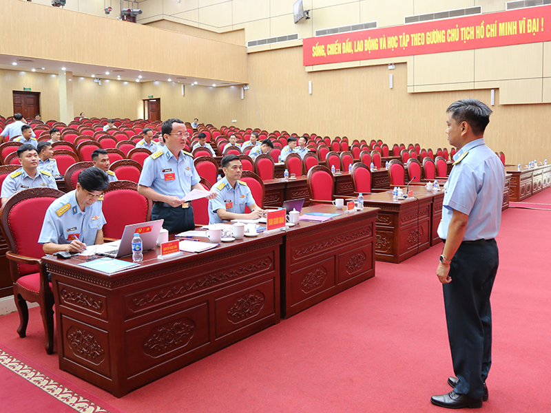 Quân chủng Phòng không - Không quân tổ chức Bế mạc Hội thi Báo cáo viên giỏi năm 2026