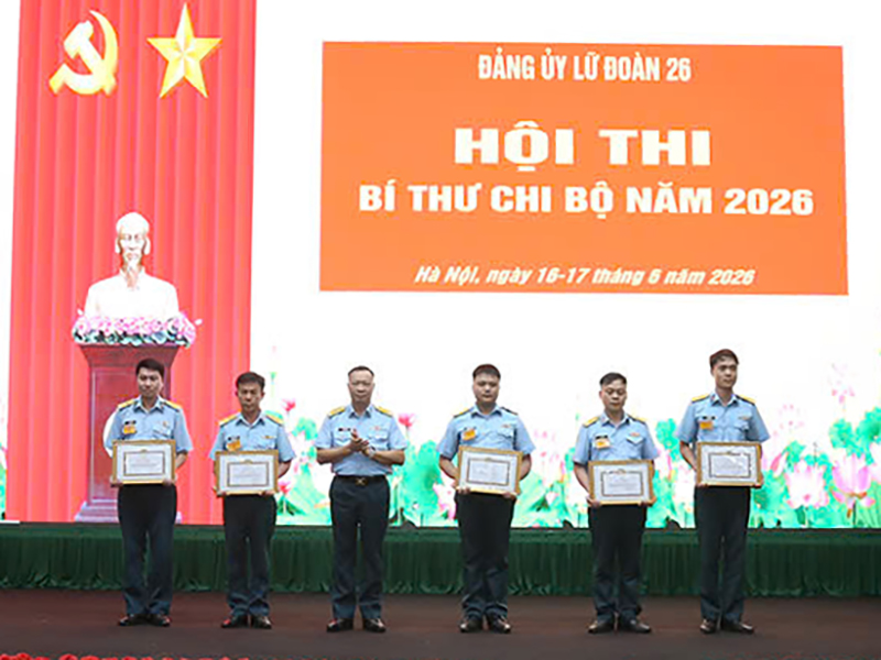 Đảng bộ Lữ đo&agrave;n 26 tổ chức Hội thi B&iacute; thư chi bộ năm 2026