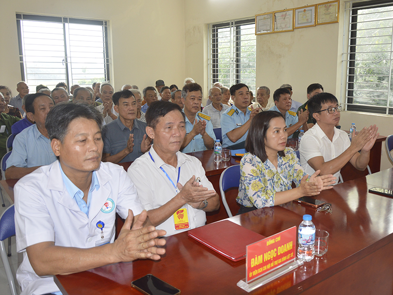 Học viện PK-KQ tổ chức Chương trình khám bệnh, tư vấn sức khỏe, cấp thuốc cho các đối tượng chính sách nhân dịp kỷ niệm 79 năm Ngày Thương binh, Liệt sĩ