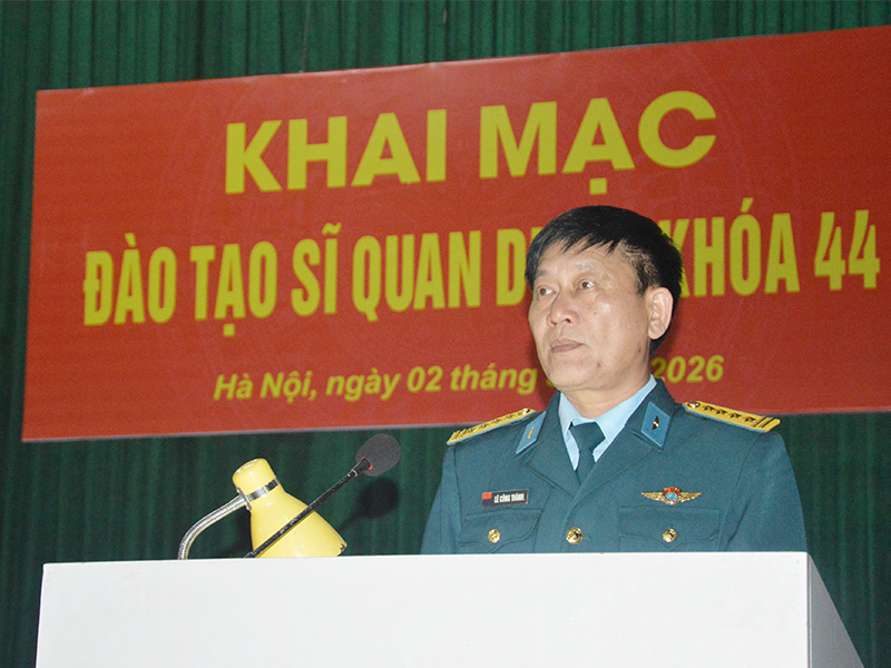 Học viện Ph&ograve;ng kh&ocirc;ng - Kh&ocirc;ng qu&acirc;n khai mạc Lớp đ&agrave;o tạo sĩ quan dự bị Kh&oacute;a 44