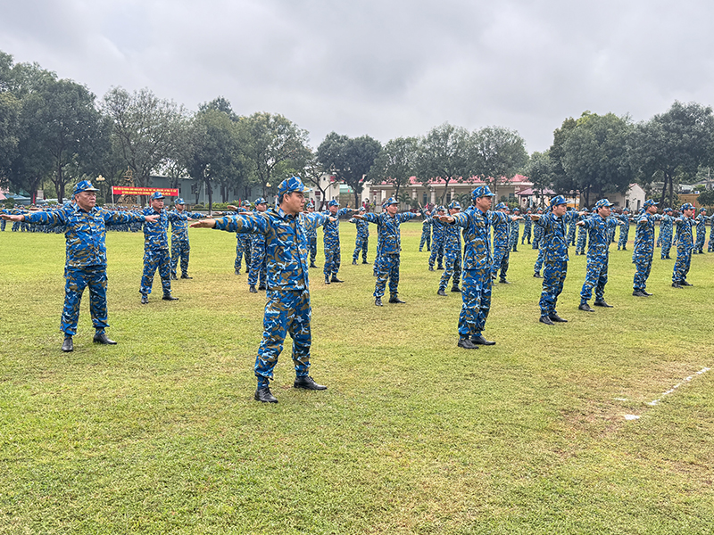 Khối cơ quan c&aacute;c sư đo&agrave;n trong Qu&acirc;n chủng PK-KQ tổ chức Lễ ra qu&acirc;n huấn luyện năm 2026