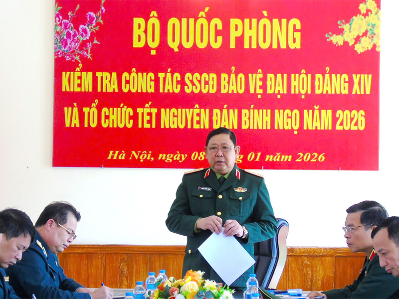 Bộ Tổng Tham mưu QĐND Việt Nam kiểm tra c&ocirc;ng t&aacute;c sẵn s&agrave;ng chiến đấu tại Trung đo&agrave;n 236