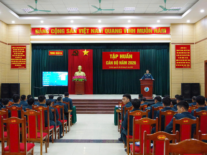 Trung đo&agrave;n 64 tổ chức tập huấn c&aacute;n bộ năm 2026