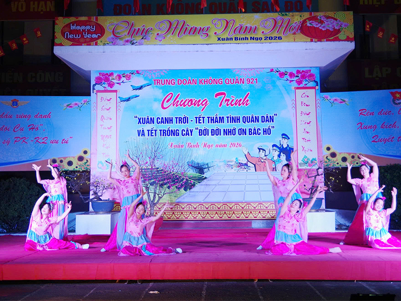 Trung đo&agrave;n Kh&ocirc;ng qu&acirc;n 921 tổ chức Chương tr&igrave;nh &ldquo;Xu&acirc;n canh trời - Tết thắm t&igrave;nh qu&acirc;n d&acirc;n&rdquo; Xu&acirc;n B&iacute;nh Ngọ - 2026