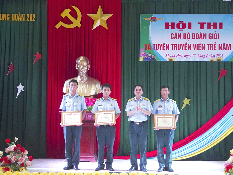 Trung đo&agrave;n Ra đa 292 tổ chức Hội thi C&aacute;n bộ Đo&agrave;n giỏi v&agrave; tuy&ecirc;n truyền vi&ecirc;n trẻ năm 2026