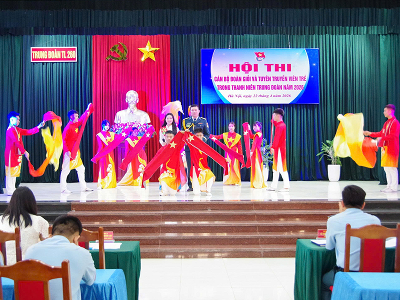 Trung đo&agrave;n 260 tổ chức Hội thi C&aacute;n bộ Đo&agrave;n giỏi v&agrave; Tuy&ecirc;n truyền vi&ecirc;n trẻ năm 2026