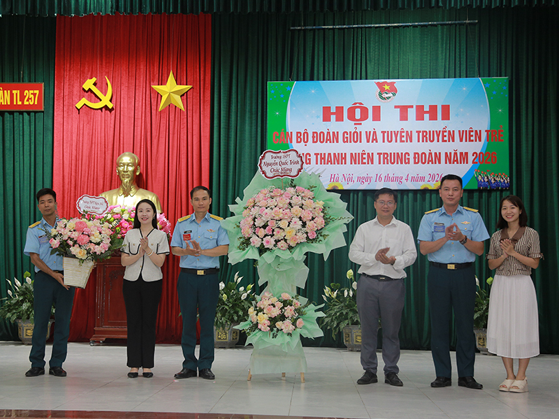 Trung đo&agrave;n T&ecirc;n lửa 257 tổ chức Hội thi C&aacute;n bộ Đo&agrave;n giỏi v&agrave; tuy&ecirc;n truyền vi&ecirc;n trẻ năm 2026