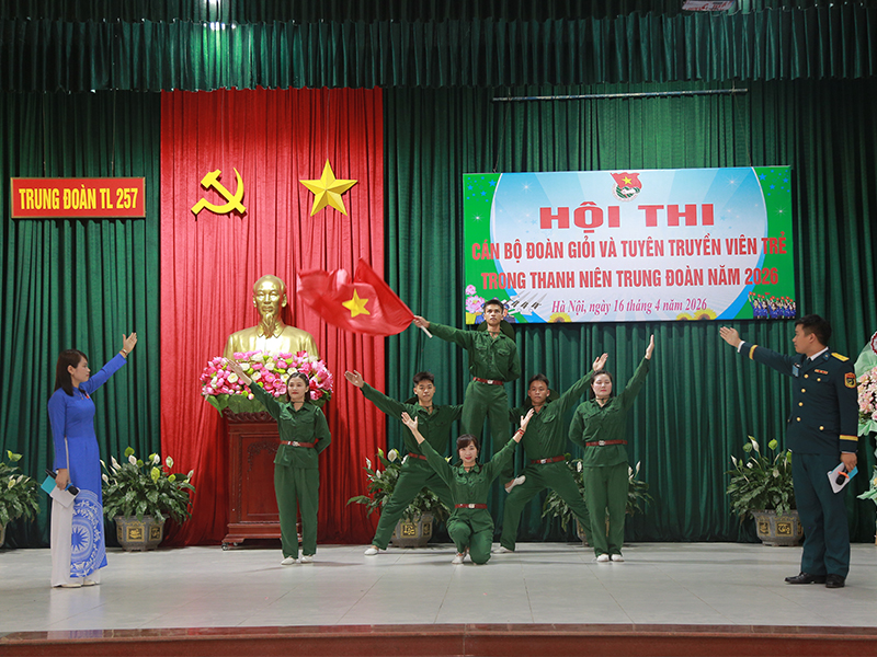 Trung đo&agrave;n T&ecirc;n lửa 257 tổ chức Hội thi C&aacute;n bộ Đo&agrave;n giỏi v&agrave; tuy&ecirc;n truyền vi&ecirc;n trẻ năm 2026
