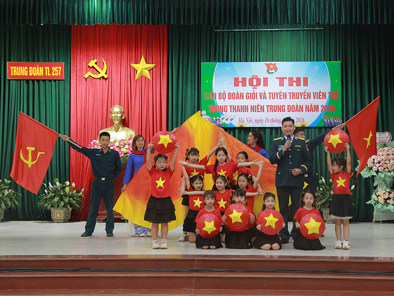 Trung đo&agrave;n T&ecirc;n lửa 257 tổ chức Hội thi C&aacute;n bộ Đo&agrave;n giỏi v&agrave; tuy&ecirc;n truyền vi&ecirc;n trẻ năm 2026