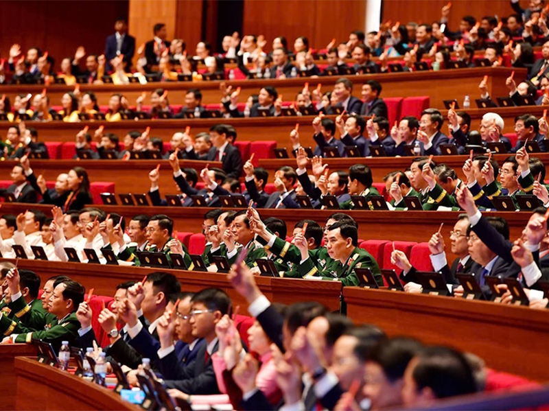 Đại hội đại biểu to&agrave;n quốc lần thứ XIV của Đảng tiến h&agrave;nh phi&ecirc;n họp tr&ugrave; bị