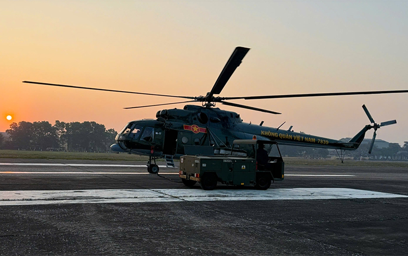 Trung đoàn Không quân 916 tham gia luyện tập sẵn sàng bảo vệ thành công Đại hội đại biểu toàn quốc lần thứ XIV của Đảng