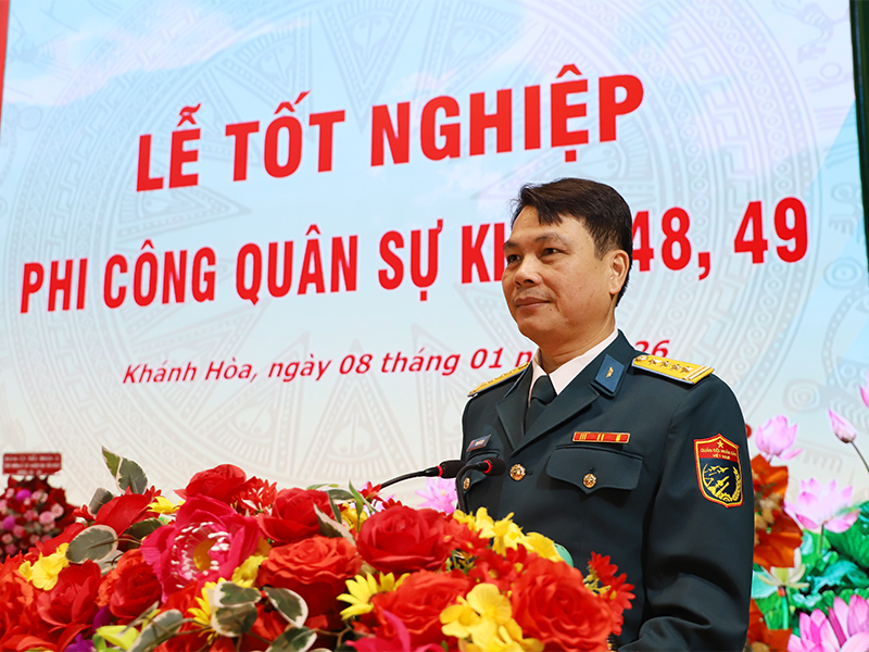 Trường Sĩ quan Không quân tổ chức Lễ tốt nghiệp phi công quân sự khóa 48, 49