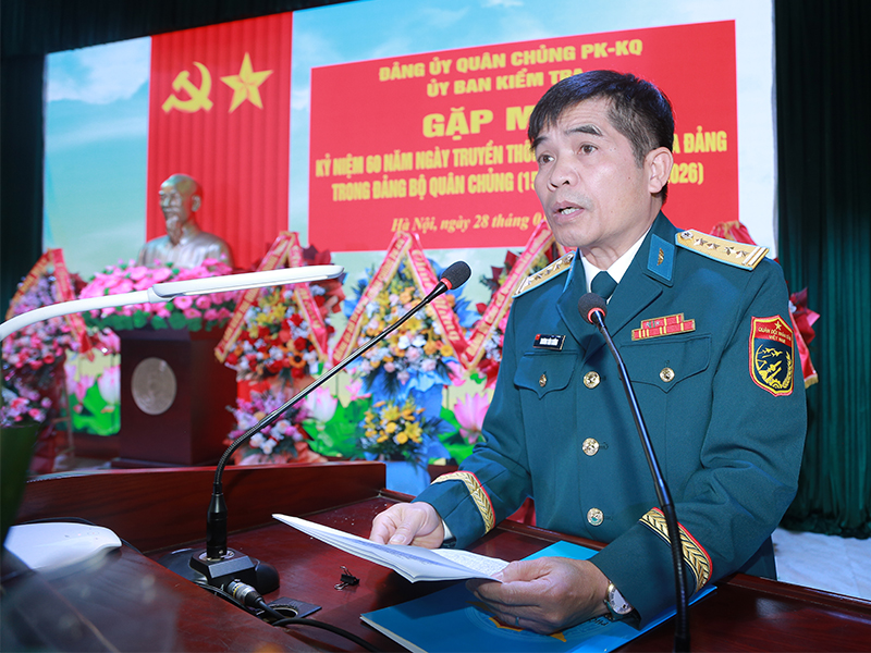 Gặp mặt kỷ niệm 60 năm Ngày truyền thống Ngành Kiểm tra Đảng trong Đảng bộ Quân chủng Phòng không - Không quân (15-2-1966/15-2-2026)