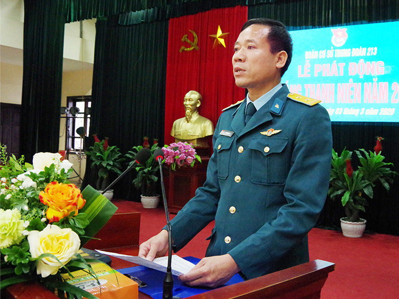 Đo&agrave;n cơ sở Trung đo&agrave;n 213 tổ chức ph&aacute;t động &ldquo;Th&aacute;ng thanh ni&ecirc;n&rdquo; năm 2026