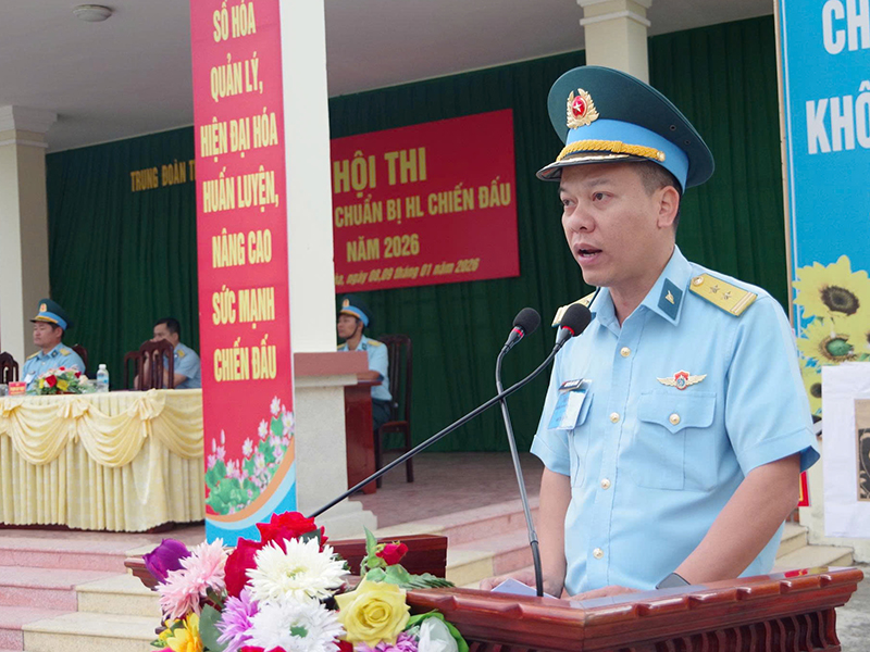 Trung đo&agrave;n 274, tổ chức Hội thi c&ocirc;ng t&aacute;c chuẩn bị huấn luyện chiến đấu năm 2026