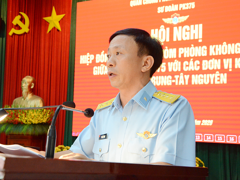 C&aacute;c đơn vị miền Trung v&agrave; miền Nam tổ chức Hội nghị hiệp đồng chiến đấu &ldquo;V&ograve;m ph&ograve;ng kh&ocirc;ng bền vững&rdquo;