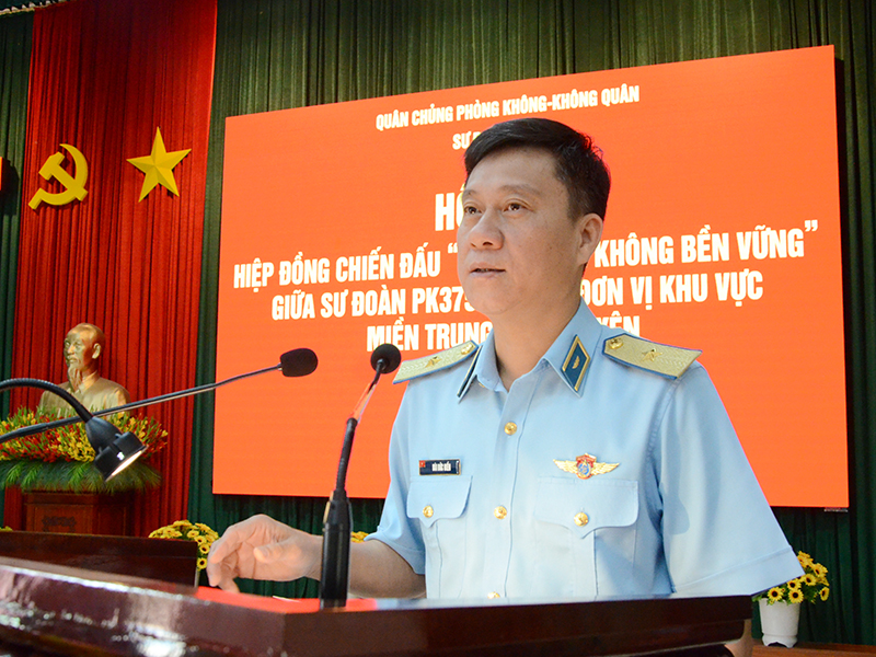 C&aacute;c đơn vị miền Trung v&agrave; miền Nam tổ chức Hội nghị hiệp đồng chiến đấu &ldquo;V&ograve;m ph&ograve;ng kh&ocirc;ng bền vững&rdquo;