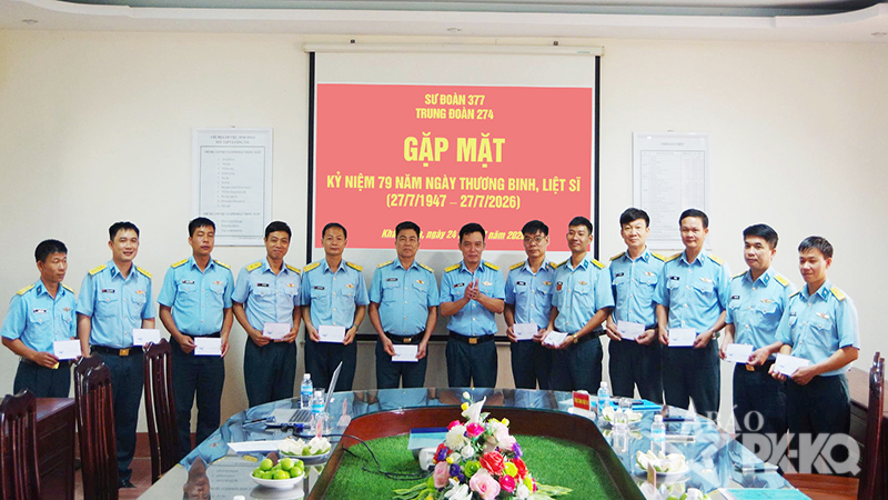 Trung đoàn 274 đã tổ chức các hoạt động “Đền ơn đáp nghĩa”
