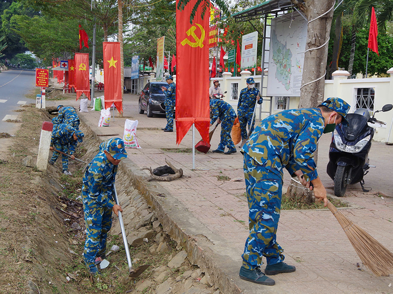 Sư đo&agrave;n 377 sẵn s&agrave;ng cho ng&agrave;y hội to&agrave;n d&acirc;n bầu cử