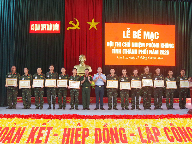 Bế mạc Hội thi Chủ nhiệm Ph&ograve;ng kh&ocirc;ng tỉnh, th&agrave;nh phố năm 2026