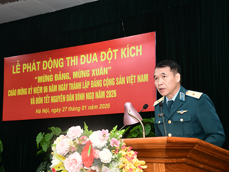 Cục Ch&iacute;nh trị Qu&acirc;n chủng Ph&ograve;ng kh&ocirc;ng - Kh&ocirc;ng qu&acirc;n ph&aacute;t động thi đua đột k&iacute;ch &ldquo;Mừng Đảng, mừng Xu&acirc;n&rdquo;