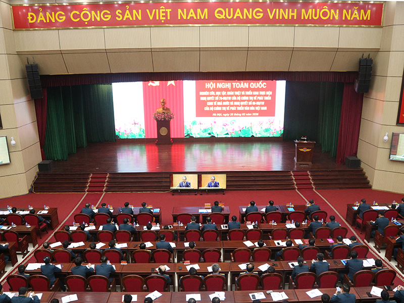 Qu&acirc;n chủng PK-KQ tham dự Hội nghị to&agrave;n quốc qu&aacute;n triệt, triển khai thực hiện c&aacute;c nghị quyết mới của Bộ Ch&iacute;nh trị