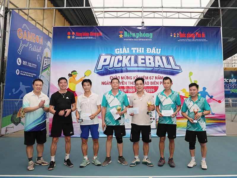 B&aacute;o Ph&ograve;ng kh&ocirc;ng-Kh&ocirc;ng qu&acirc;n tham gia Giải Pickleball B&aacute;o Bi&ecirc;n ph&ograve;ng mở rộng năm 2026