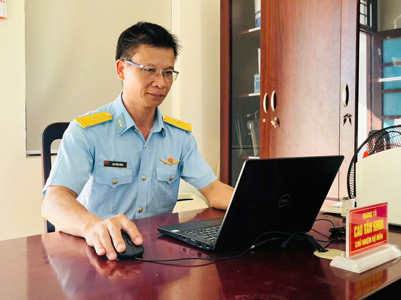 Trung t&aacute; Cao Văn Khoa: Chủ nhiệm Bộ m&ocirc;n t&acirc;m huyết, tr&aacute;ch nhiệm