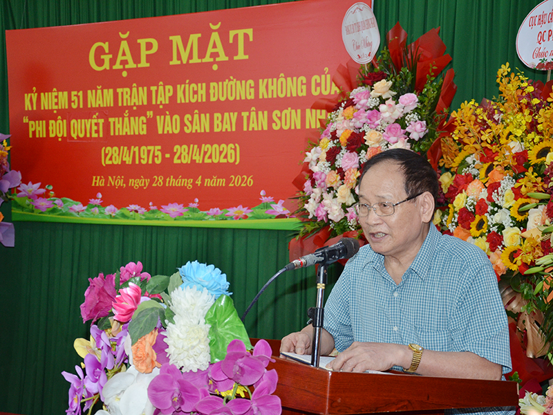 Gặp mặt kỷ niệm 51 năm trận tập k&iacute;ch đường kh&ocirc;ng của  &ldquo;Phi đội Quyết thắng&rdquo;