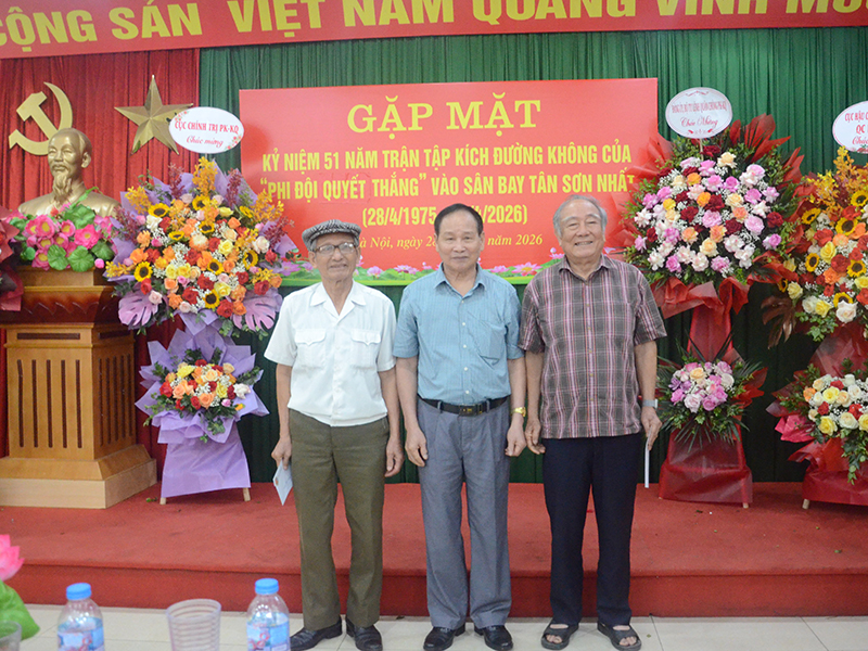 Gặp mặt kỷ niệm 51 năm trận tập k&iacute;ch đường kh&ocirc;ng của  &ldquo;Phi đội Quyết thắng&rdquo;