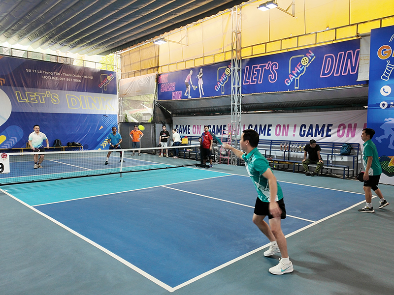 Báo Phòng không-Không quân tham gia Giải Pickleball Báo Biên phòng mở rộng năm 2026