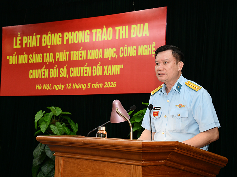 Cục Ch&iacute;nh trị Qu&acirc;n chủng PK-KQ ph&aacute;t động thi đua &ldquo;Đổi mới s&aacute;ng tạo, ph&aacute;t triển khoa học c&ocirc;ng nghệ, chuyển đổi số, chuyển đổi xanh&rdquo;