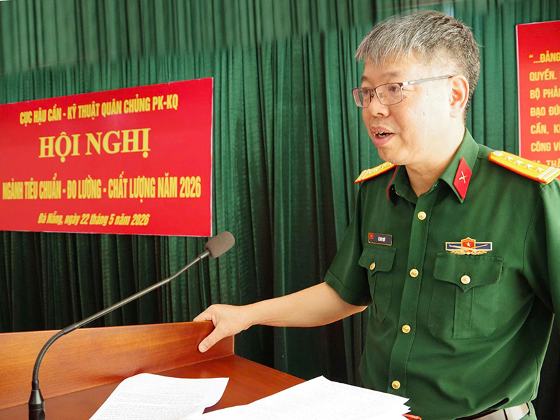 Cục Hậu cần - Kỹ thuật Quân chủng Phòng không - Không quân tổ chức tập huấn ngành Tiêu chuẩn - đo lường - chất lượng