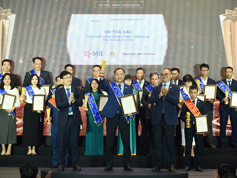 MB ghi dấu ấn với 5 giải thưởng Sao Khuê 2026
