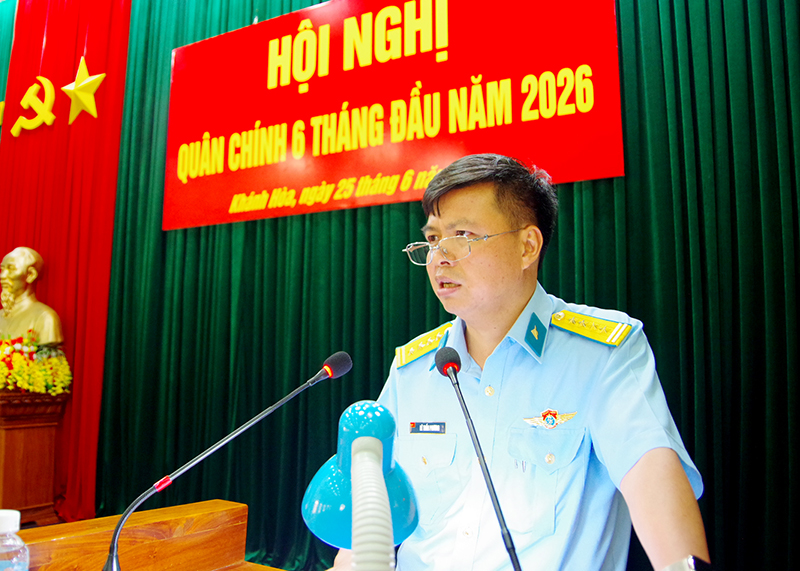 Sư đo&agrave;n 377 tổ chức Hội nghị qu&acirc;n ch&iacute;nh 6 th&aacute;ng đầu năm 2026