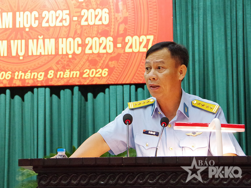 Học viện Ph&ograve;ng kh&ocirc;ng-Kh&ocirc;ng qu&acirc;n tổng kết năm học 2025-2026
