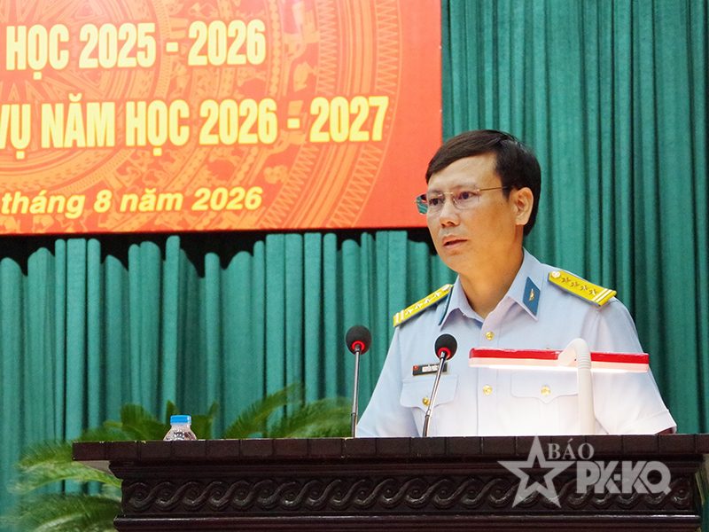 Học viện Ph&ograve;ng kh&ocirc;ng-Kh&ocirc;ng qu&acirc;n tổng kết năm học 2025-2026