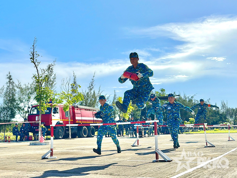 Sư đoàn 377 tổ chức Hội thao Phòng cháy, chữa cháy năm 2026