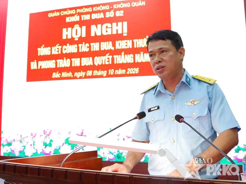 Khối thi đua số 2, Qu&acirc;n chủng PK-KQ tổng kết Phong tr&agrave;o Thi đua quyết thắng năm 2026