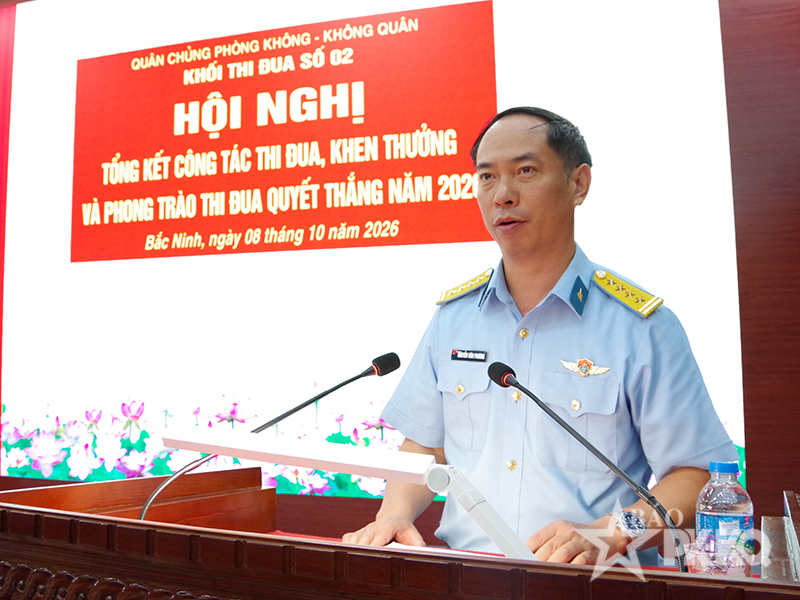 Khối thi đua số 2, Qu&acirc;n chủng PK-KQ tổng kết Phong tr&agrave;o Thi đua quyết thắng năm 2026