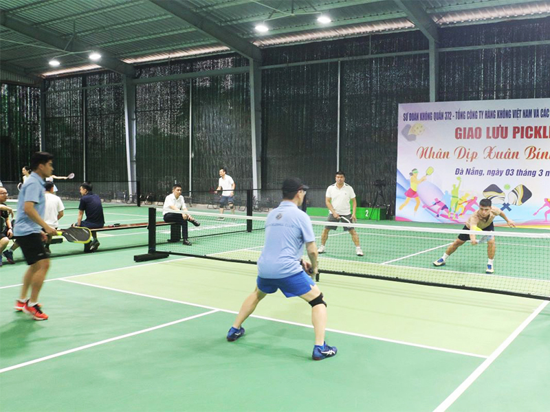 Sư đoàn 372 tổ chức giải pickleball chào mừng kỷ niệm 71 năm Ngày truyền thống Không quân nhân dân Việt Nam