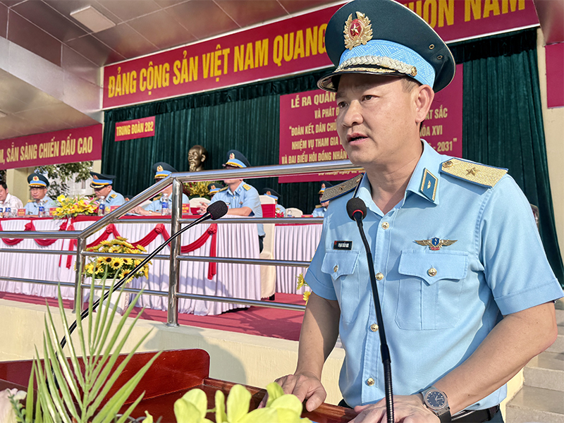 C&aacute;c đơn vị trong Qu&acirc;n chủng Ph&ograve;ng kh&ocirc;ng - Kh&ocirc;ng qu&acirc;n tổ chức Lễ ra qu&acirc;n huấn luyện năm 2026