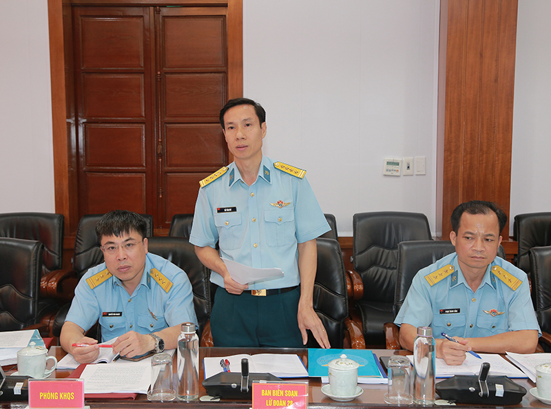 Qu&acirc;n chủng Ph&ograve;ng kh&ocirc;ng - Kh&ocirc;ng qu&acirc;n nghiệm thu Đề t&agrave;i &ldquo;Lịch sử Sư đo&agrave;n Ph&ograve;ng kh&ocirc;ng 365 (1966-2026)&rdquo; v&agrave; &ldquo;Lịch sử Lữ đo&agrave;n C&ocirc;ng binh 28 (1966-2026)&rdquo;