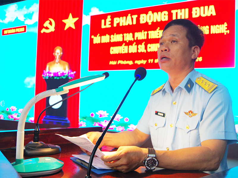 Các đơn vị trong Quân chủng Phòng không-Không quân phát động Phong trào thi đua “Đổi mới sáng tạo, phát triển khoa học, công nghệ, chuyển đổi số, chuyển đổi xanh” giai đoạn 2026-2030